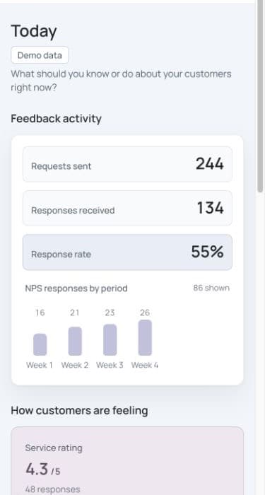 The responsive whatsrating Today view on a mobile screen